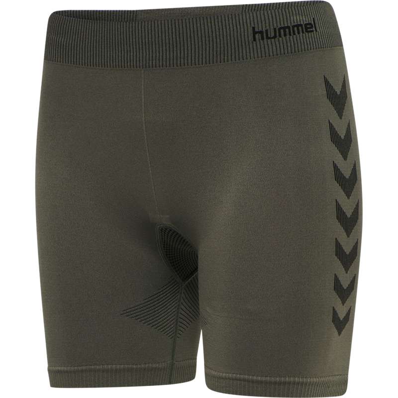 Vestes Hummel First Seamless Tr Sht Tigh W Femme Vert | 500514-040