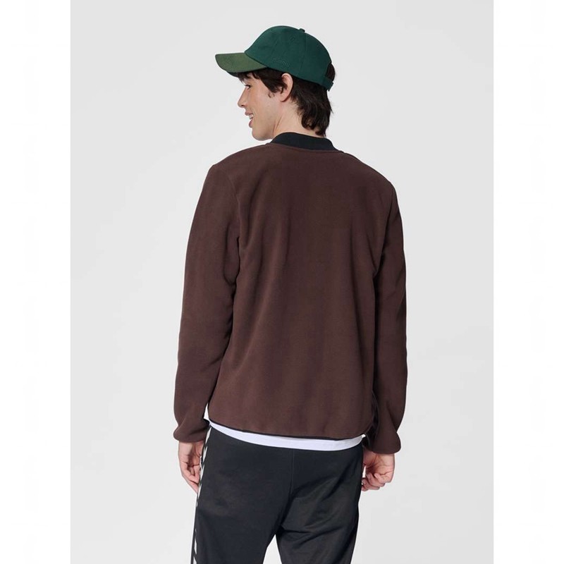 Vestes Hummel Fleece Zip Bee Homme Chocolat | 543715-117