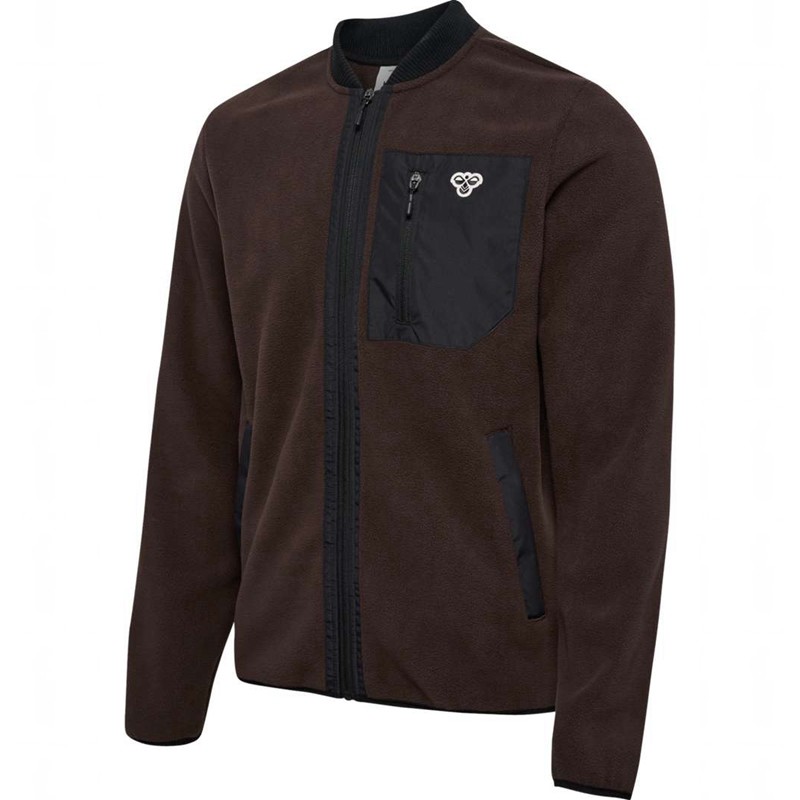 Vestes Hummel Fleece Zip Bee Homme Chocolat | 543715-117