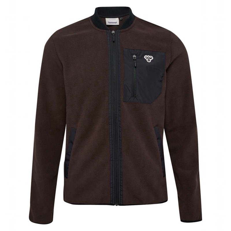 Vestes Hummel Fleece Zip Bee Homme Chocolat | 543715-117