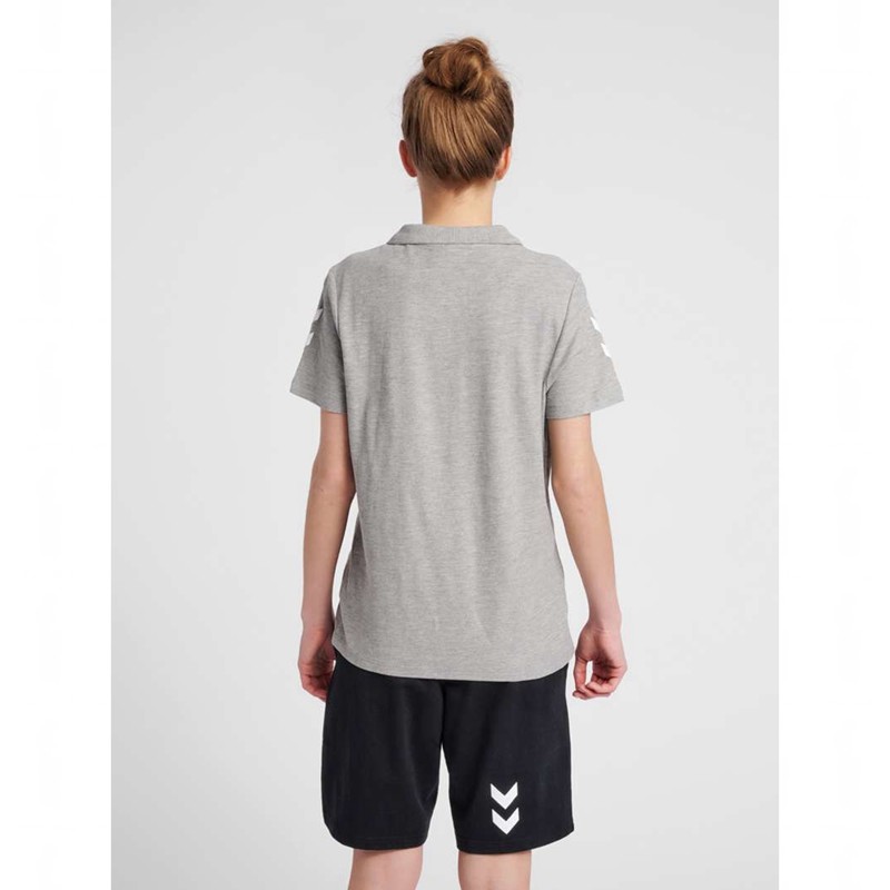 Vestes Hummel Go Cotton Polo Femme Grise | 753337-541