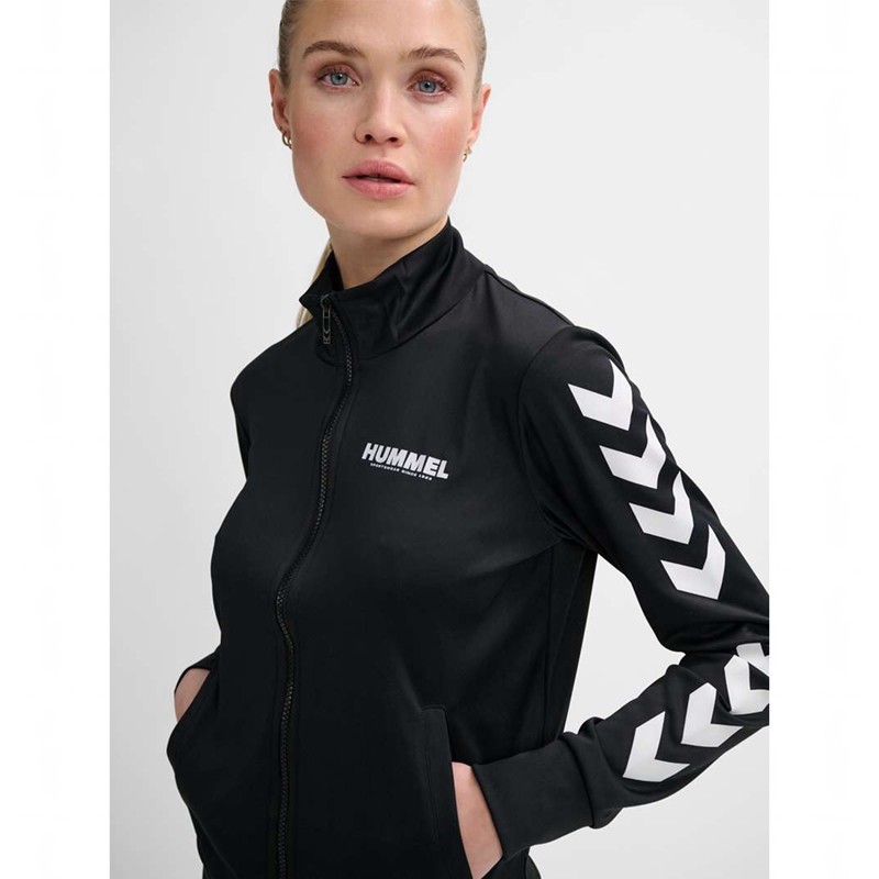 Vestes Hummel Legacy Evy Poly Zip Femme Noir | 232247-595