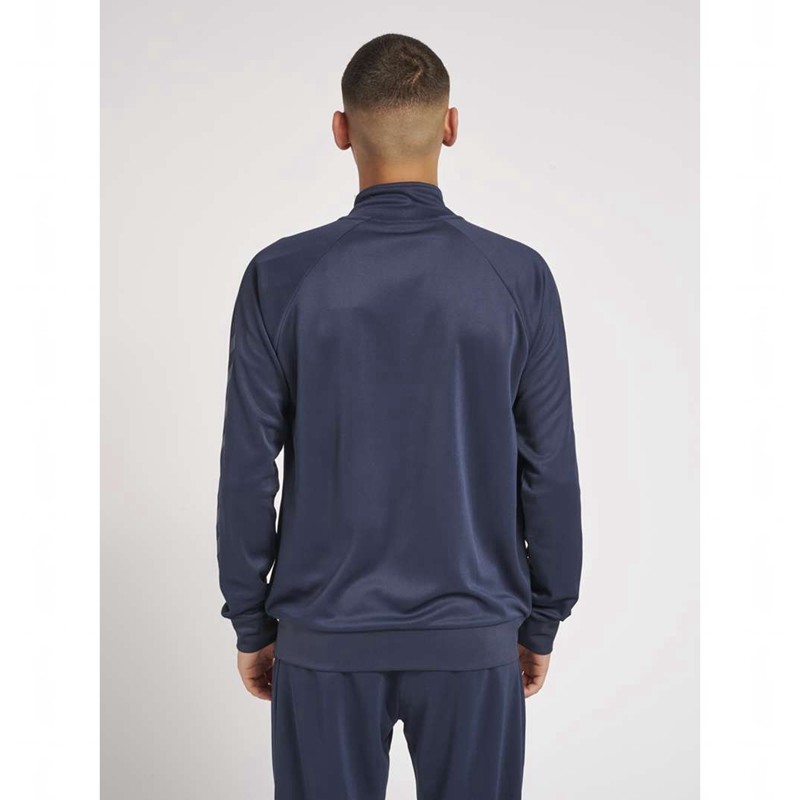 Vestes Hummel Legacy Poly Zip Homme Bleu Marine | 629025-490