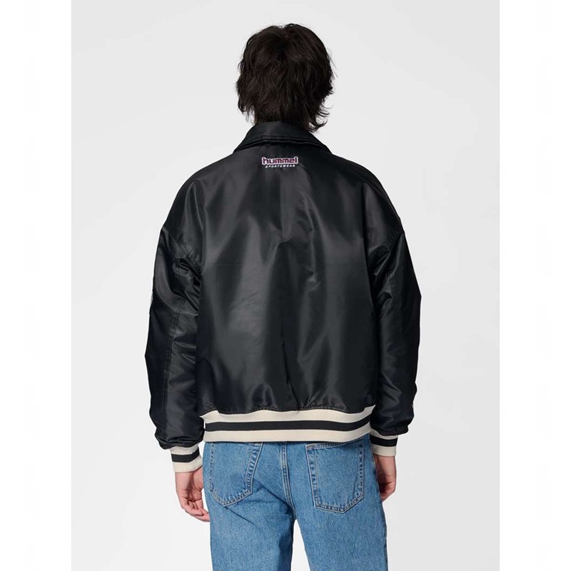 Vestes Hummel Letterman Sportswear Homme Noir | 522252-423