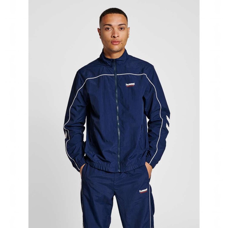 Vestes Hummel Lgc Celab Wov Zip Homme Bleu Marine | 380724-590