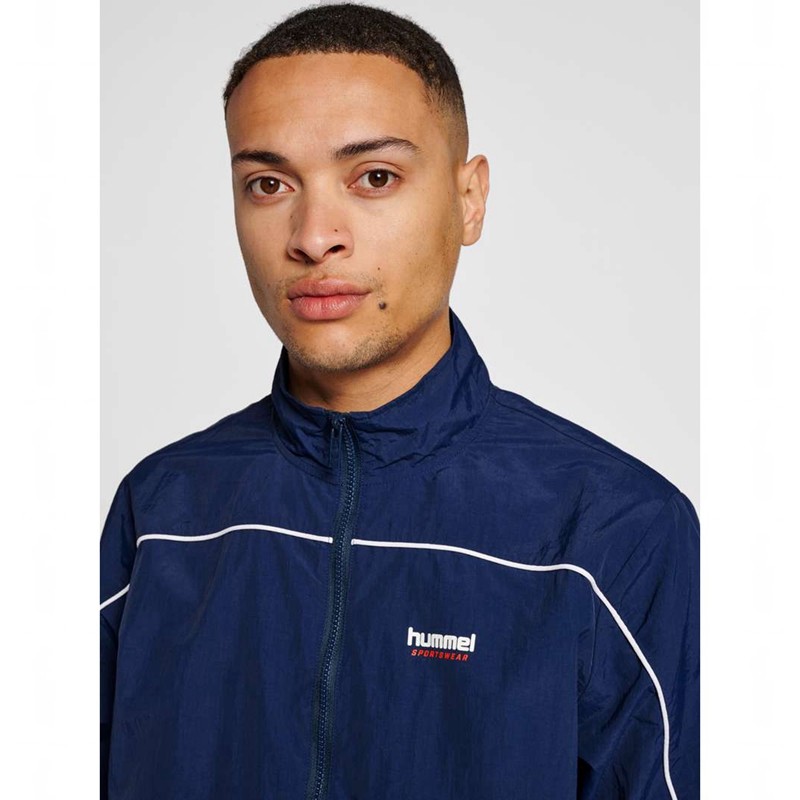Vestes Hummel Lgc Celab Wov Zip Homme Bleu Marine | 380724-590