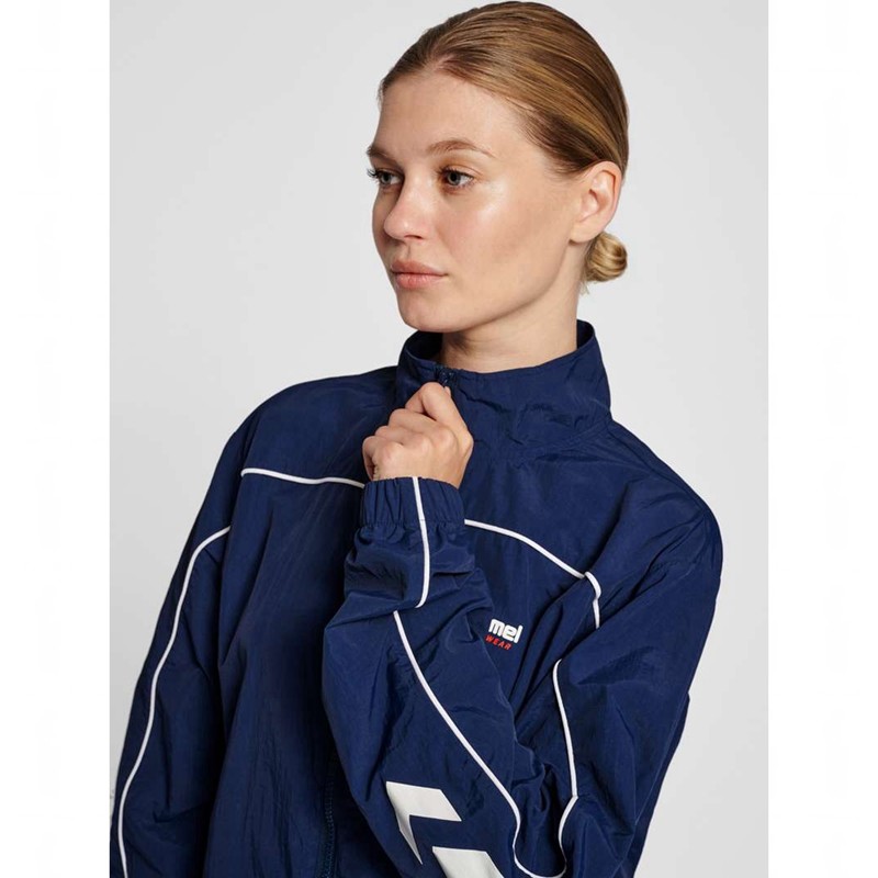 Vestes Hummel Lgc Celab Wov Zip Homme Bleu Marine | 380724-590