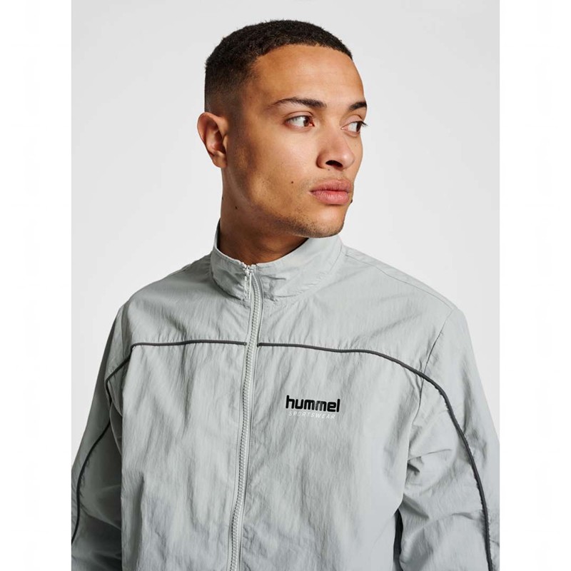 Vestes Hummel Lgc Celab Wov Zip Homme Grise | 134612-875