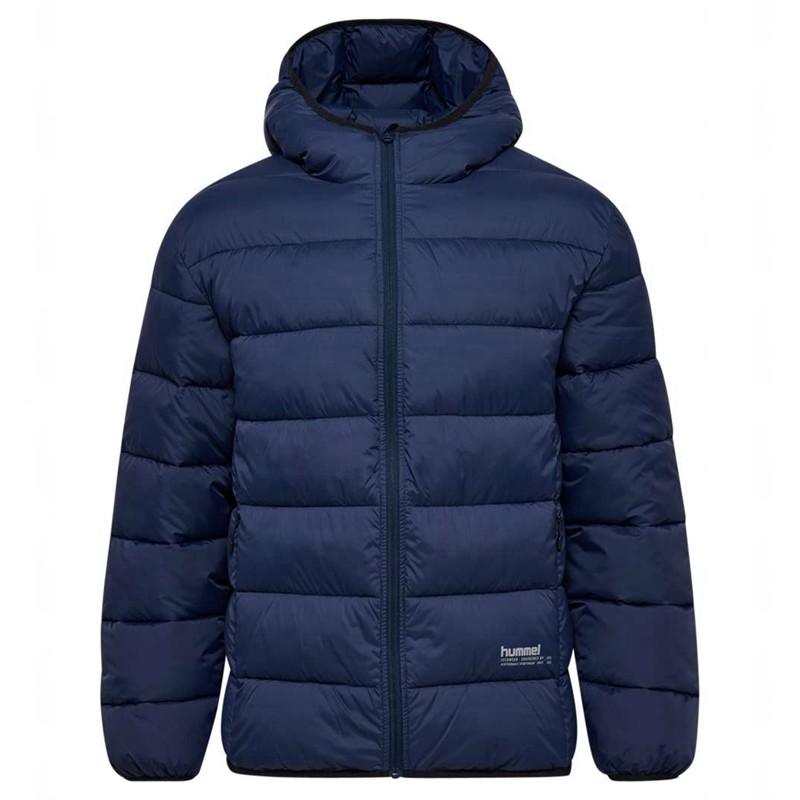 Vestes Hummel Lightweight Puffer Femme Bleu Marine | 322160-506