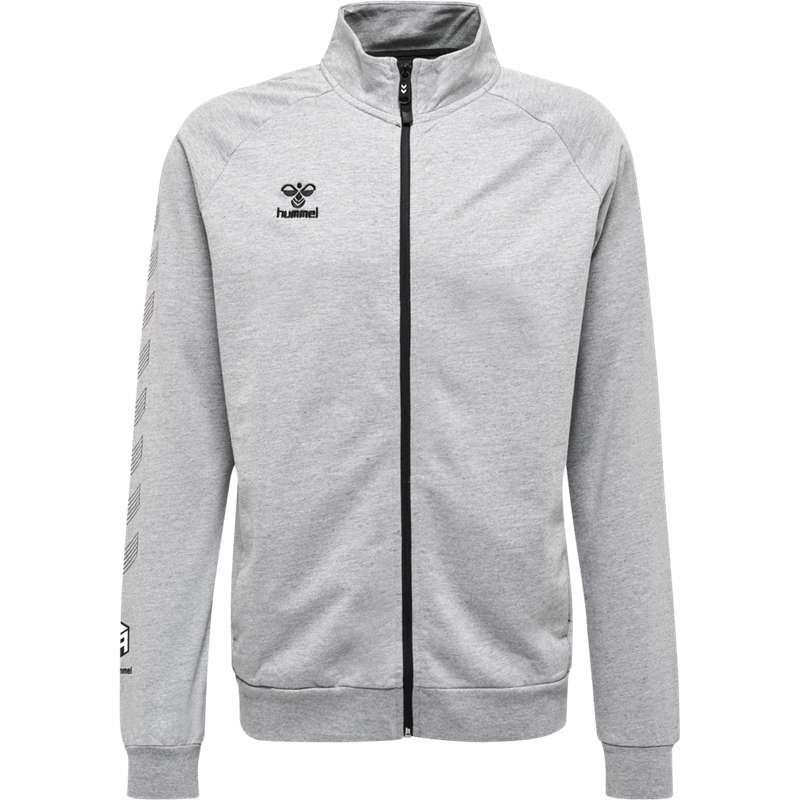 Vestes Hummel Move Grid Cotton Zip Homme Grise | 608844-158