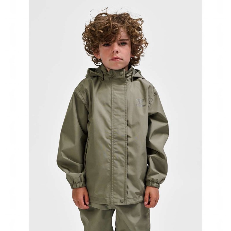 Vestes Hummel Nessie Rainsuit Enfant Grise | 651067-617