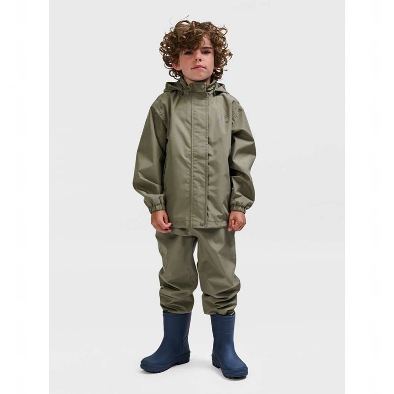 Vestes Hummel Nessie Rainsuit Enfant Grise | 651067-617