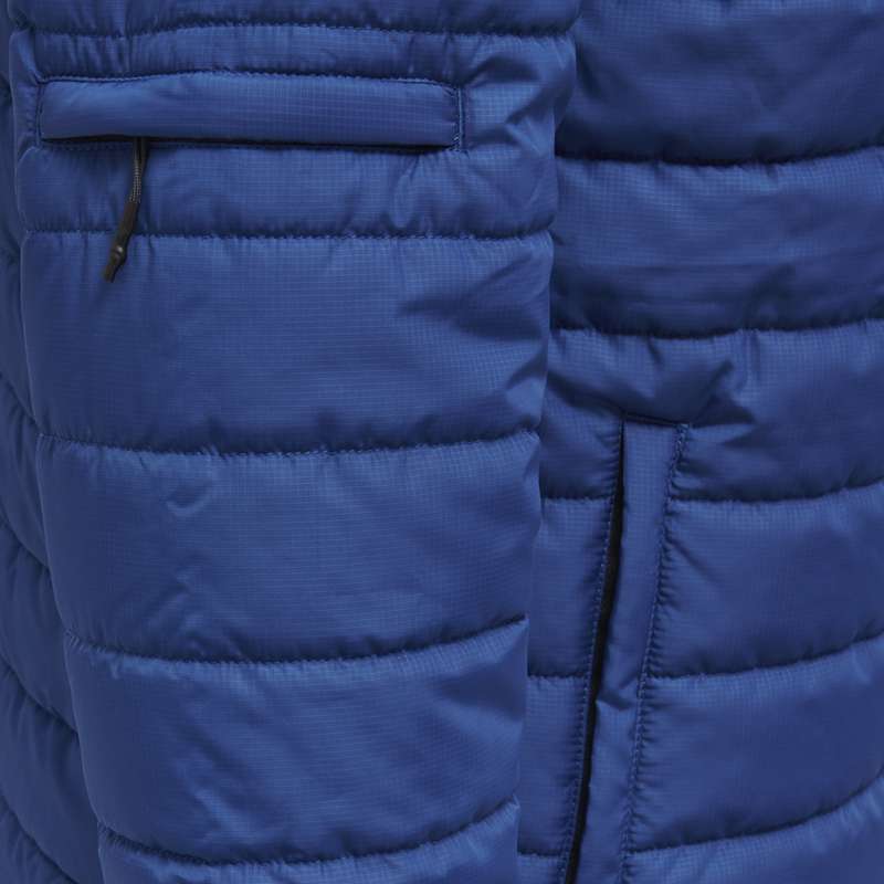 Vestes Hummel North Quilted Hood Homme Bleu | 093608-339