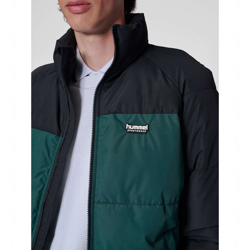 Vestes Hummel Puff Short Sportswear Homme Vert | 916159-657