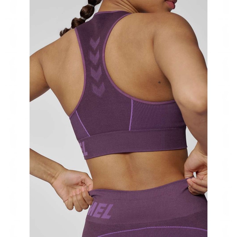 Vestes Hummel Te Christel Seamless Top Femme Violette | 431595-816