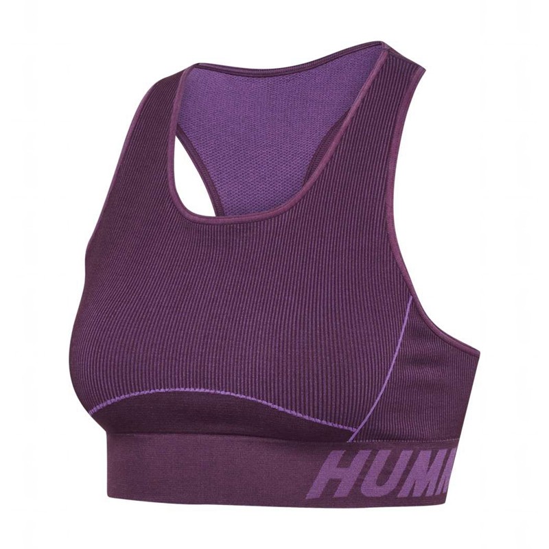 Vestes Hummel Te Christel Seamless Top Femme Violette | 431595-816