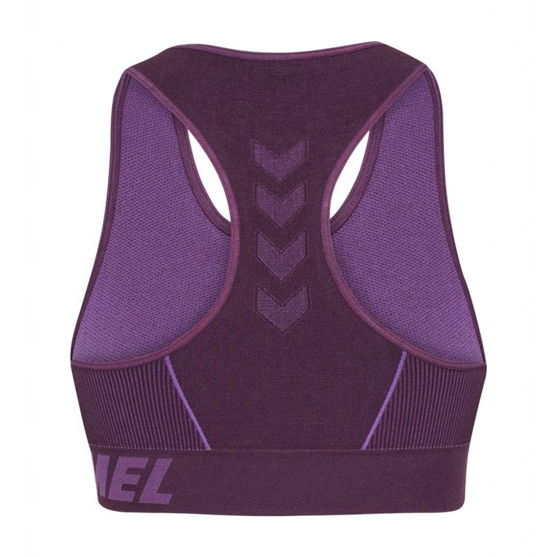 Vestes Hummel Te Christel Seamless Top Femme Violette | 431595-816