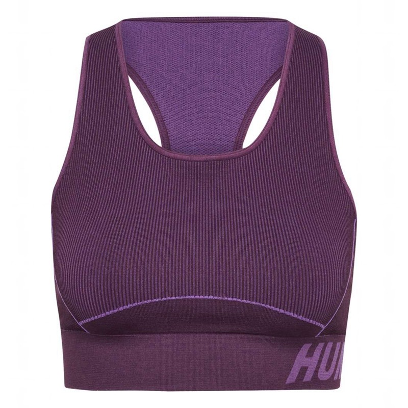 Vestes Hummel Te Christel Seamless Top Femme Violette | 431595-816