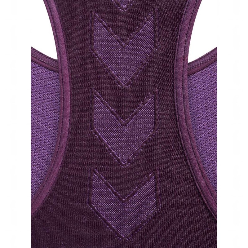Vestes Hummel Te Christel Seamless Top Femme Violette | 431595-816