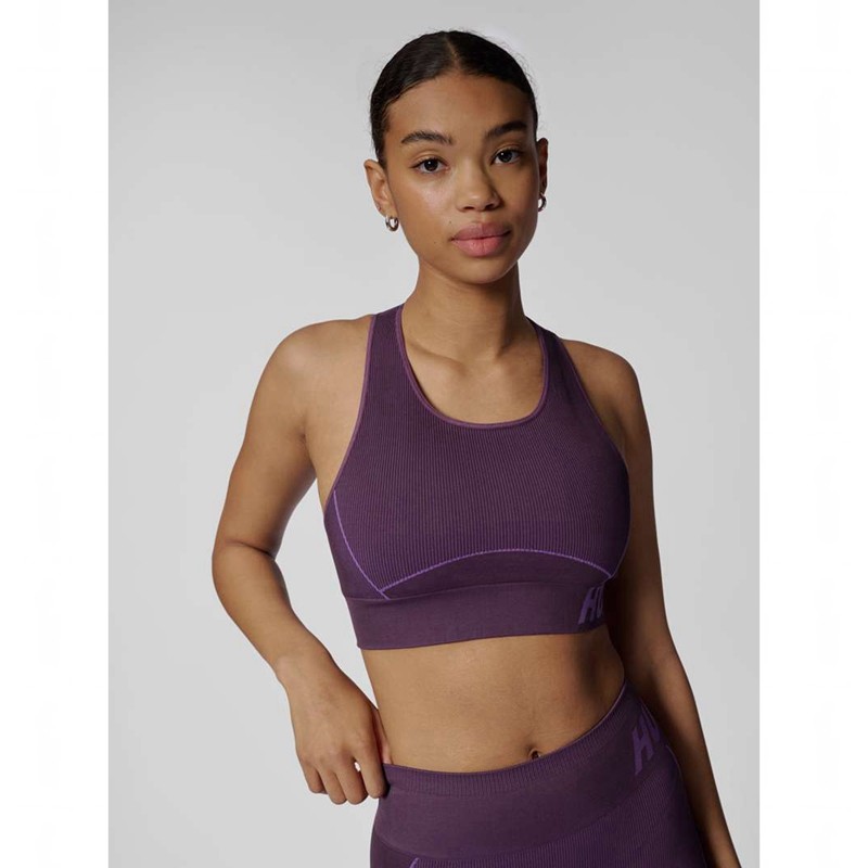 Vestes Hummel Te Christel Seamless Top Femme Violette | 431595-816