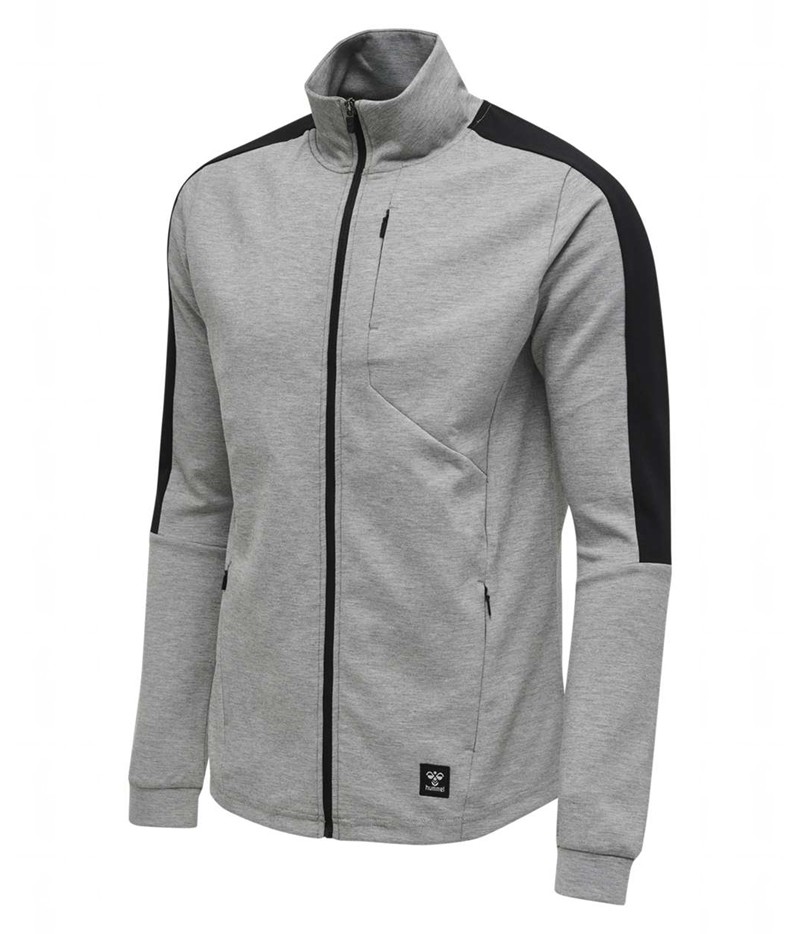 Vestes Hummel Tropper Zip Homme Grise | 828573-608