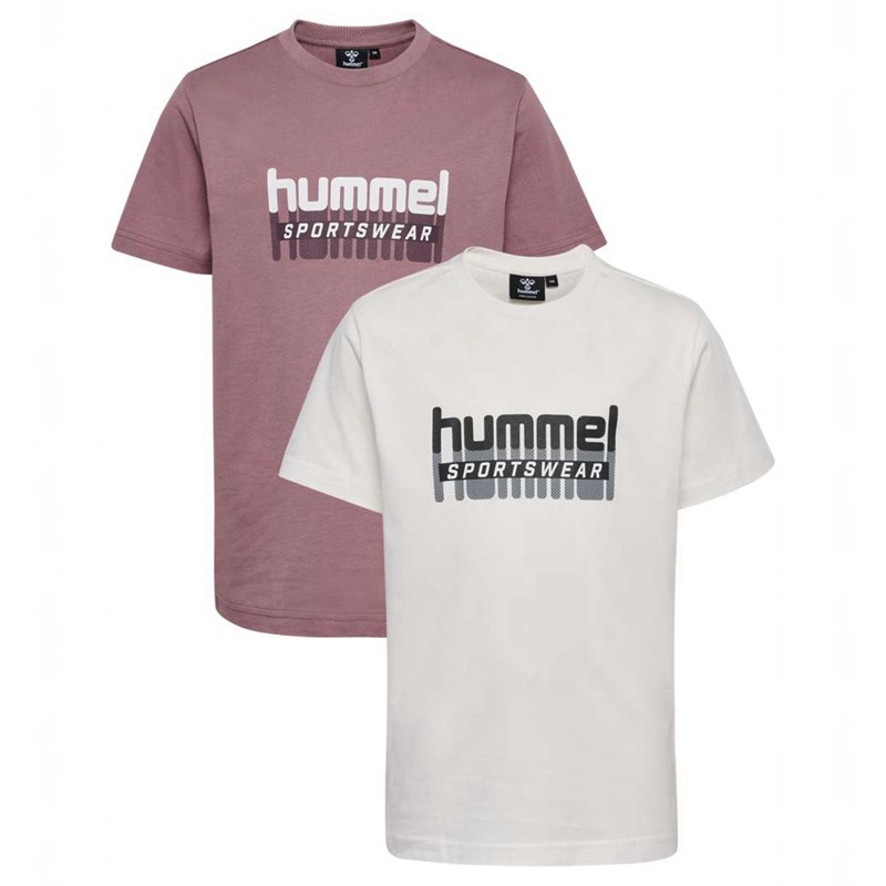 Vestes Hummel Tukas S/S 2-pack Enfant Blanche | 319136-654