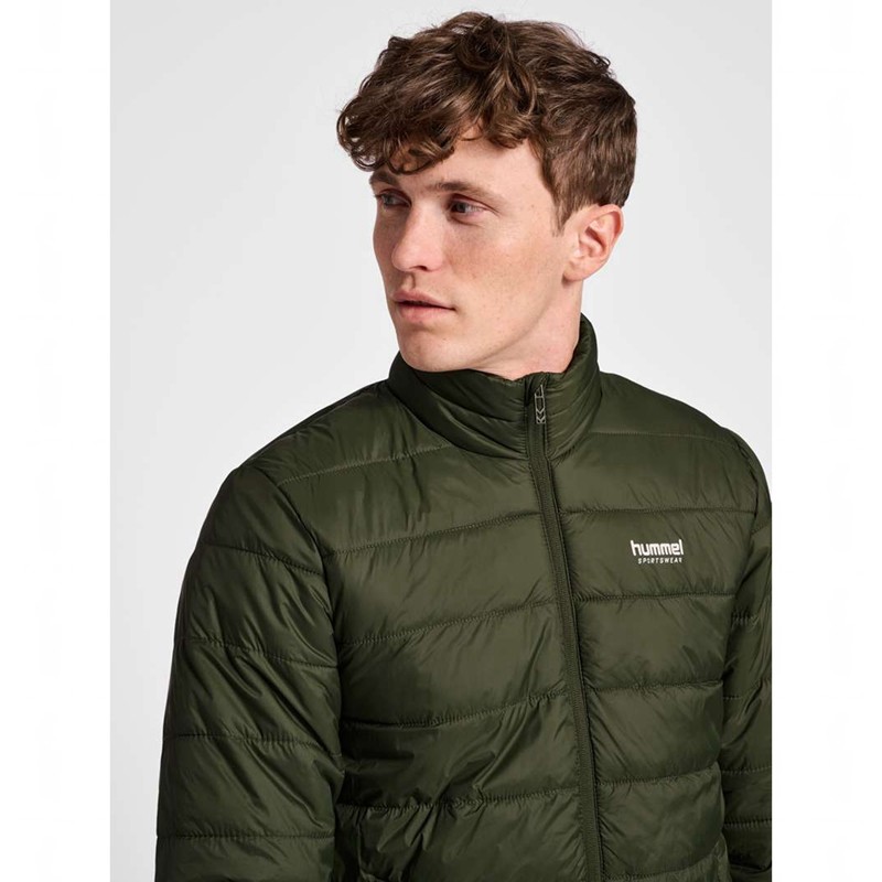 Vestes Hummel Wind Puff Homme Vert Olive | 974072-399