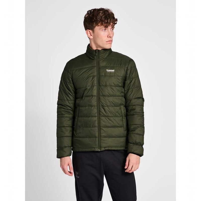 Vestes Hummel Wind Puff Homme Vert Olive | 974072-399