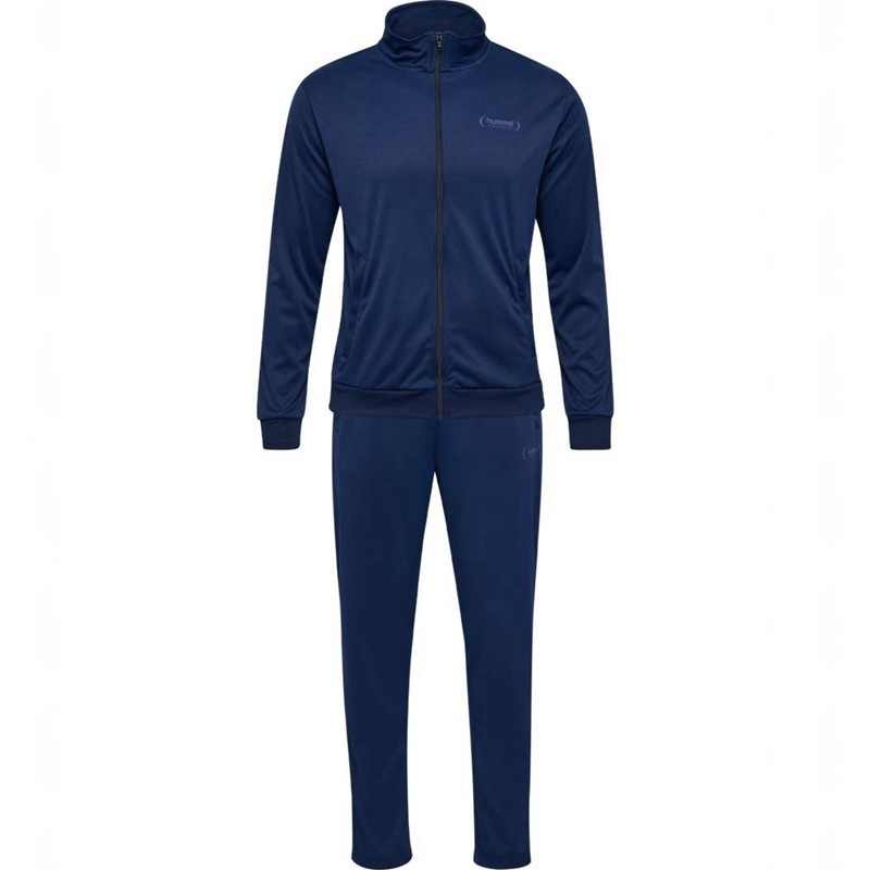 Vêtements De Sport Hummel Felix Poly Tracksuit Homme Bleu Marine | 613032-681