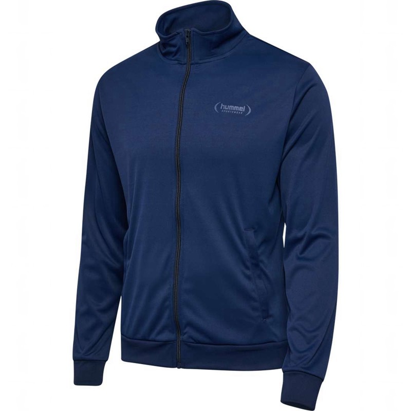 Vêtements De Sport Hummel Felix Poly Tracksuit Homme Bleu Marine | 613032-681