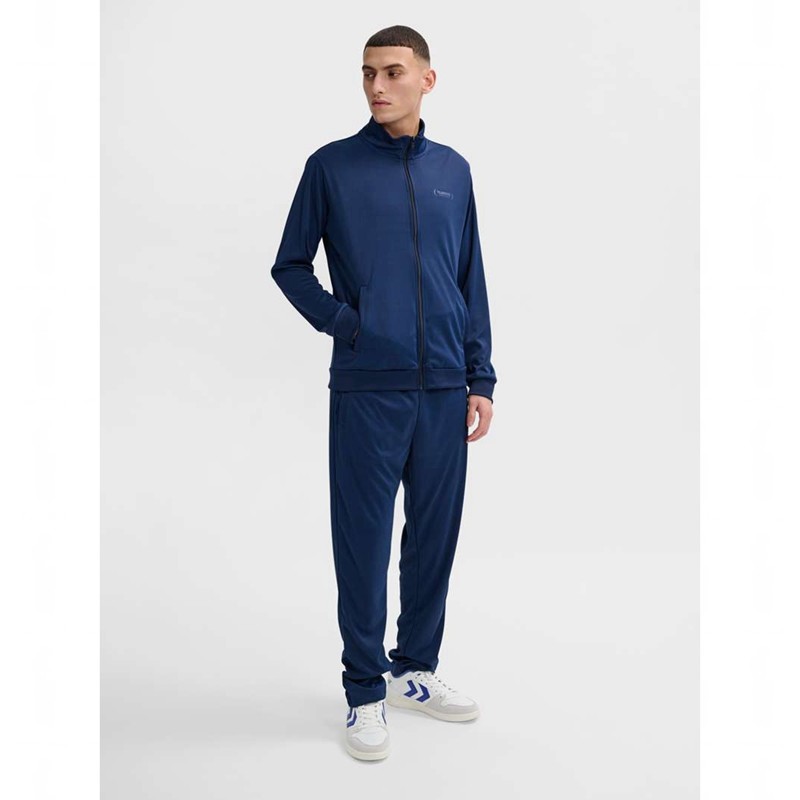 Vêtements De Sport Hummel Felix Poly Tracksuit Homme Bleu Marine | 613032-681