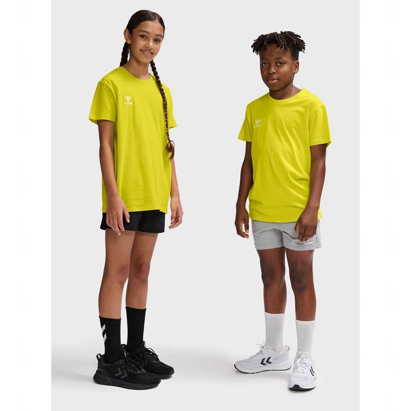 Vêtements De Sport Hummel Go 2.0 S/S Enfant Jaune | 321353-161
