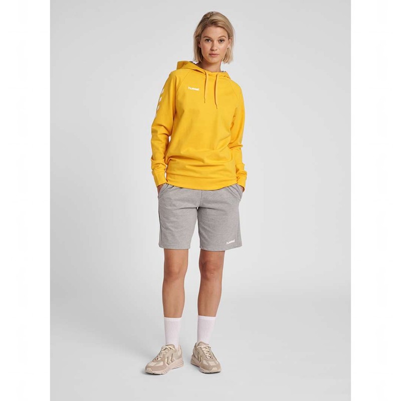 Vêtements De Sport Hummel Go Cotton Femme Jaune | 944213-155