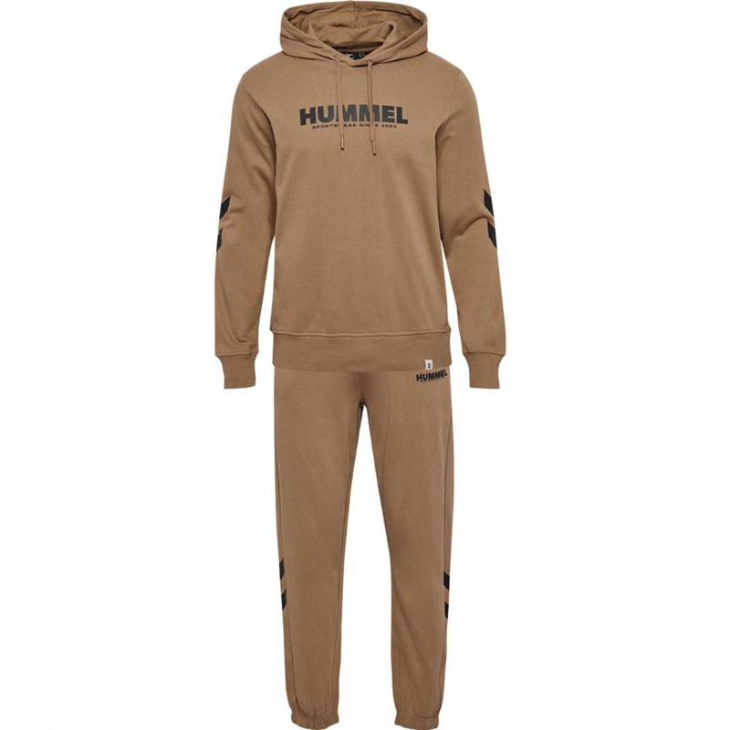 Vêtements De Sport Hummel Legacy Hoodie Pants Homme Marron | 655316-475