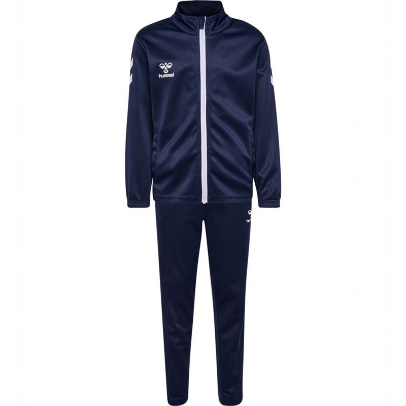 Vêtements De Sport Hummel Logo Suit Enfant Bleu Marine | 771644-122