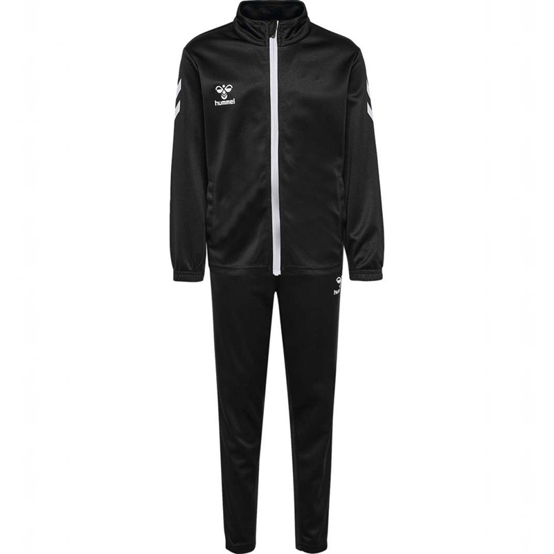 Vêtements De Sport Hummel Logo Suit Enfant Noir | 069163-357