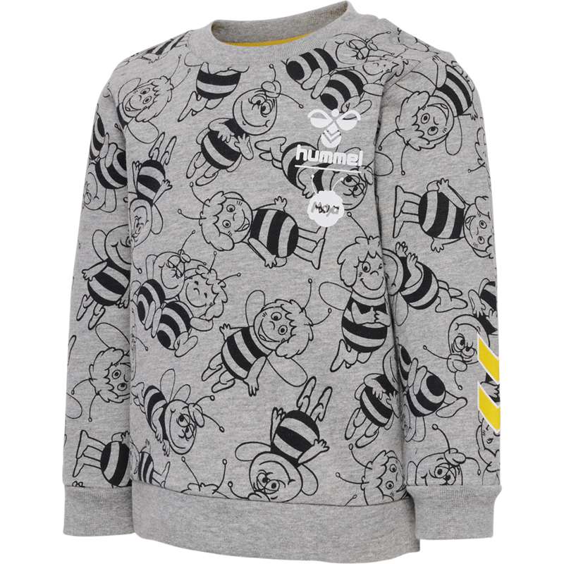 Vêtements De Sport Hummel Maya Aop Crewsuit Enfant Grise | 140642-948