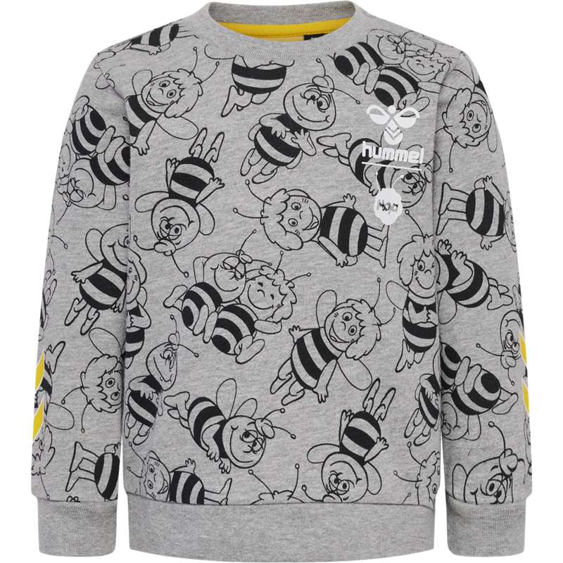 Vêtements De Sport Hummel Maya Aop Crewsuit Enfant Grise | 140642-948