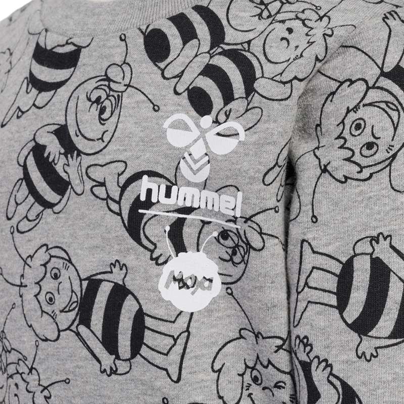 Vêtements De Sport Hummel Maya Aop Crewsuit Enfant Grise | 140642-948