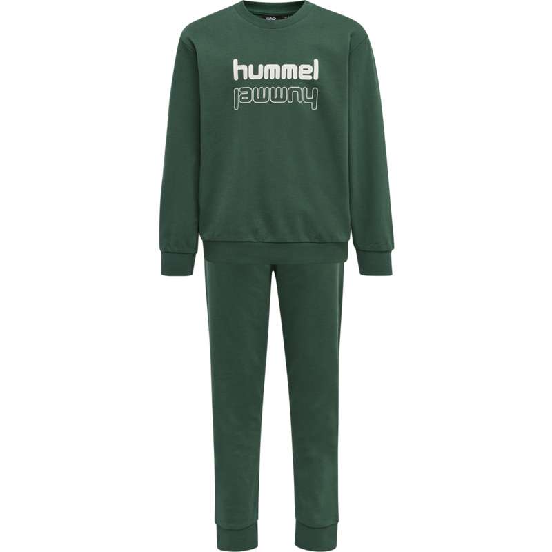 Vêtements De Sport Hummel New Spring Tracksuit Enfant Vert | 446306-484