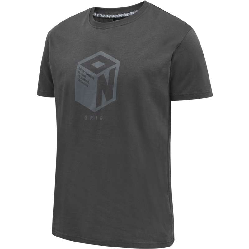 Vêtements De Sport Hummel Pro Grid Cotton S/S Homme Grise | 178191-055