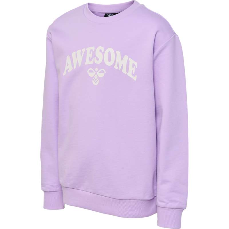 Vêtements De Sport Hummel Rushy Crewsuit Enfant Lavande | 116156-066
