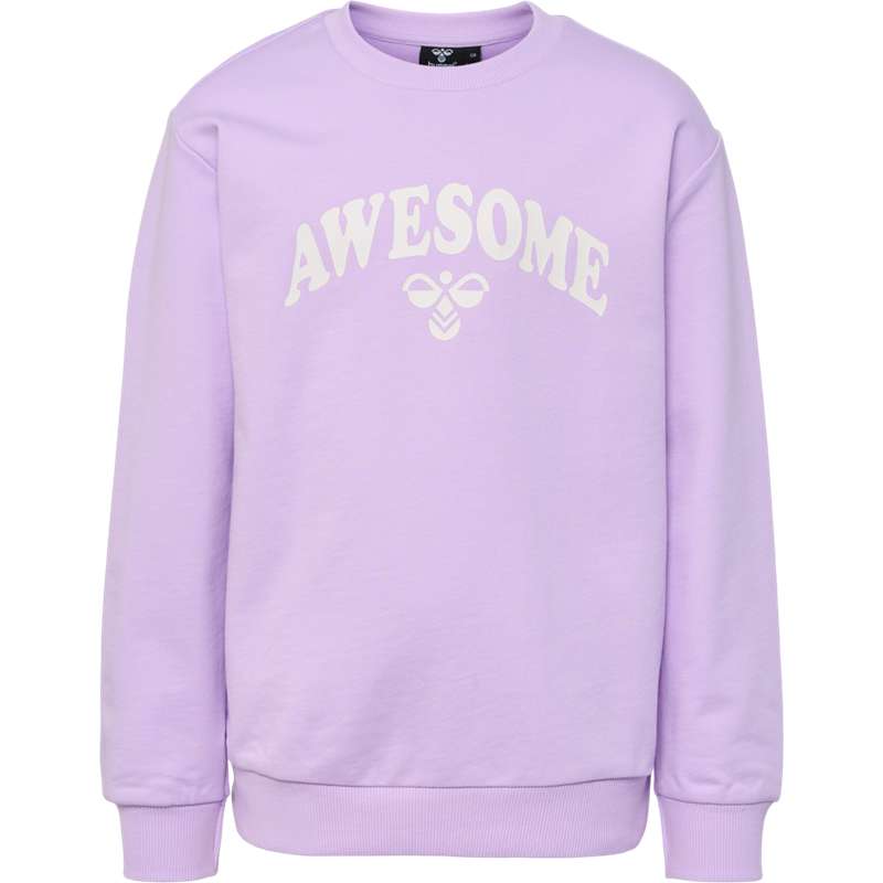 Vêtements De Sport Hummel Rushy Crewsuit Enfant Lavande | 116156-066
