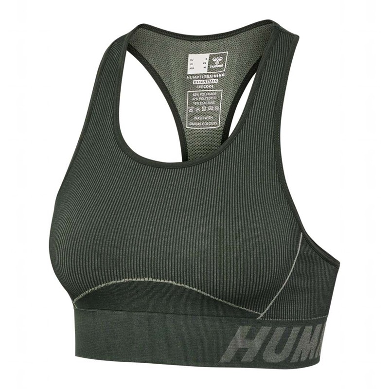 Vêtements De Sport Hummel Te Christel Seamless Top Femme Vert | 717483-320