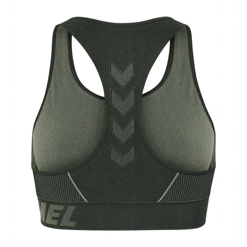 Vêtements De Sport Hummel Te Christel Seamless Top Femme Vert | 717483-320