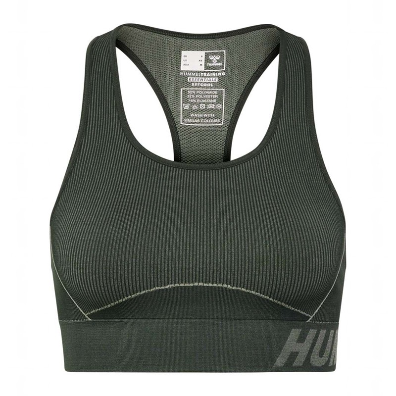 Vêtements De Sport Hummel Te Christel Seamless Top Femme Vert | 717483-320