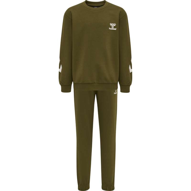 Vêtements De Sport Hummel Venti Tracksuit Enfant Vert Olive | 871869-208